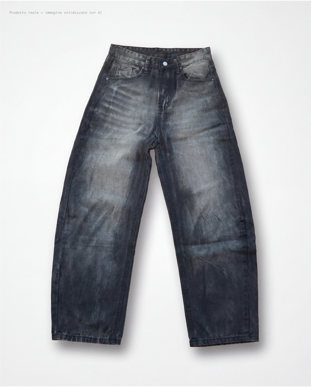 Jeans Flared Effetto Fumo