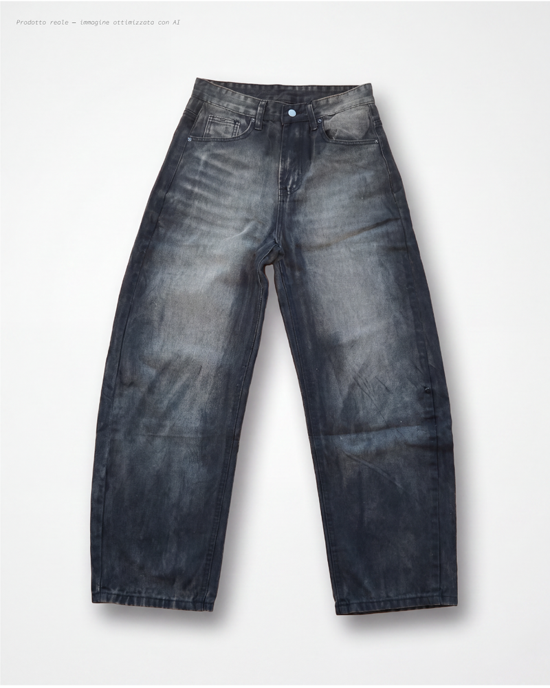 Jeans Flared Effetto Fumo