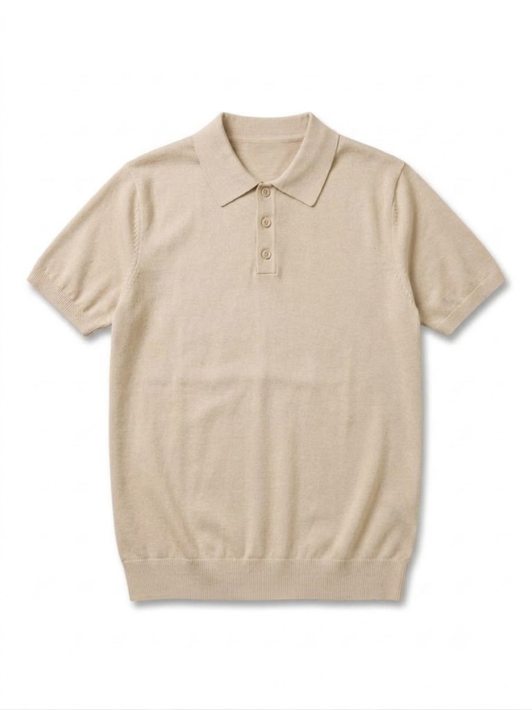 T-SHIRT POLO BEIGE