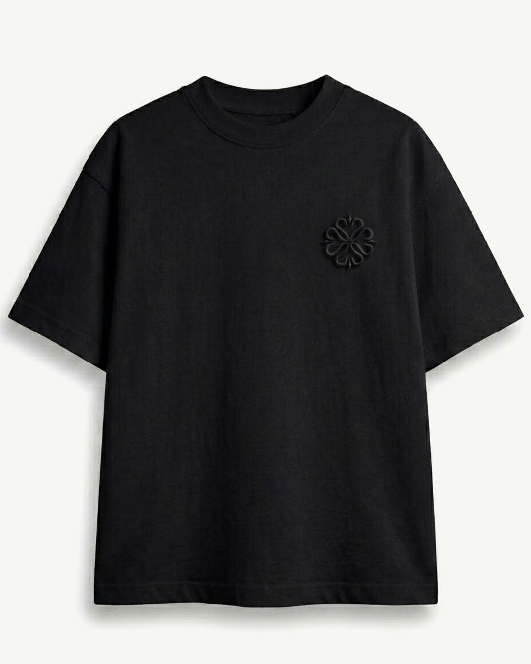 T-shirt cropped SEYITIEN nera