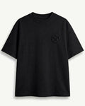 T-shirt cropped SEYITIEN nera