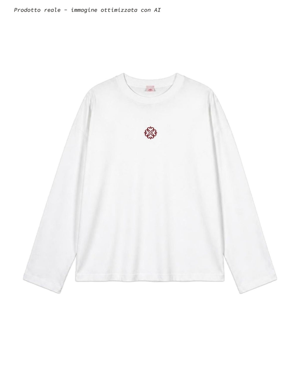 LONGSLEEVE SEYTIEN BIANCO "MAS AMOR"