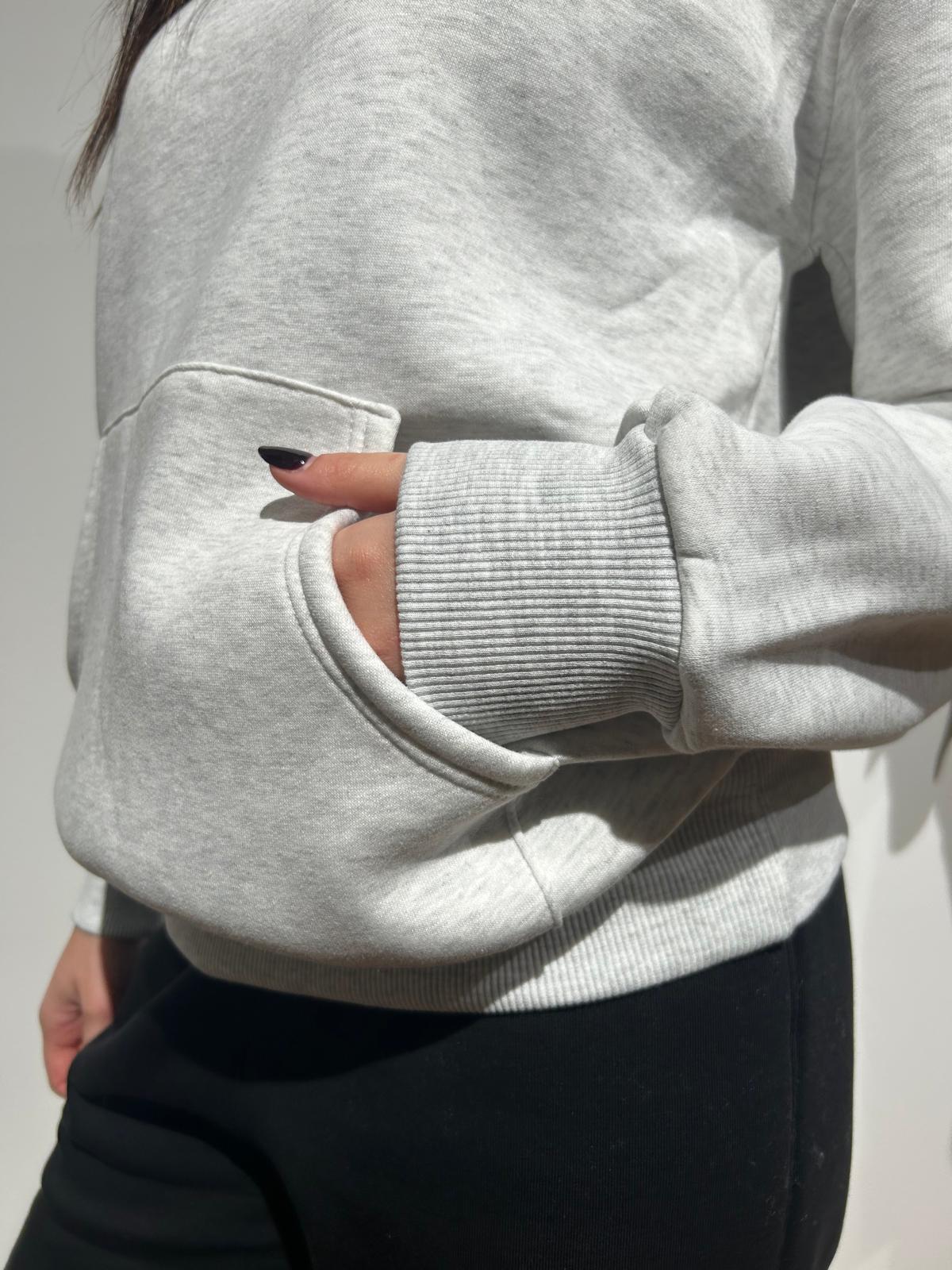 FELPA SEYTIEN DONNA GRIGIA