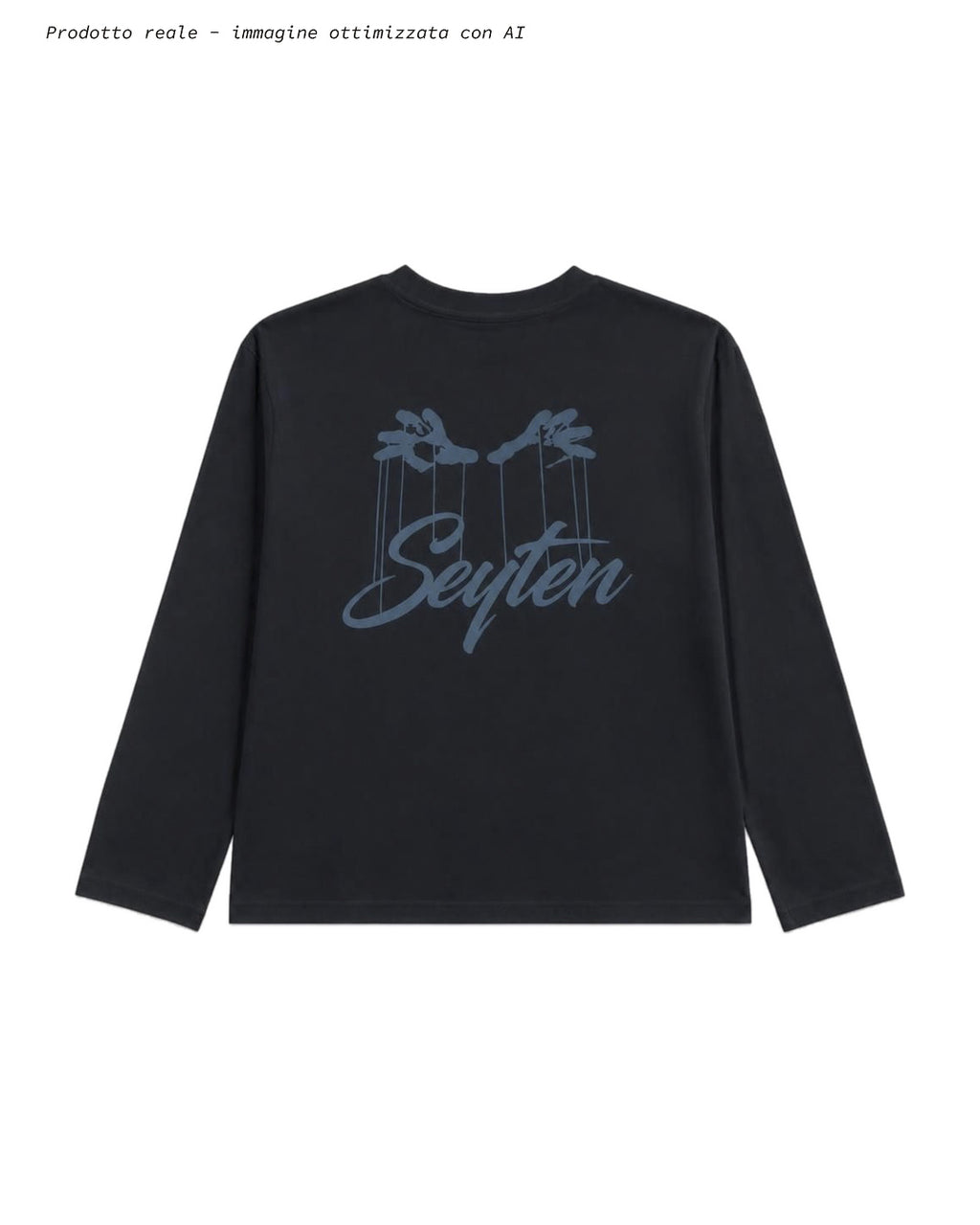 LONGSLEEVE SEYTIEN NERO "PADRINO"