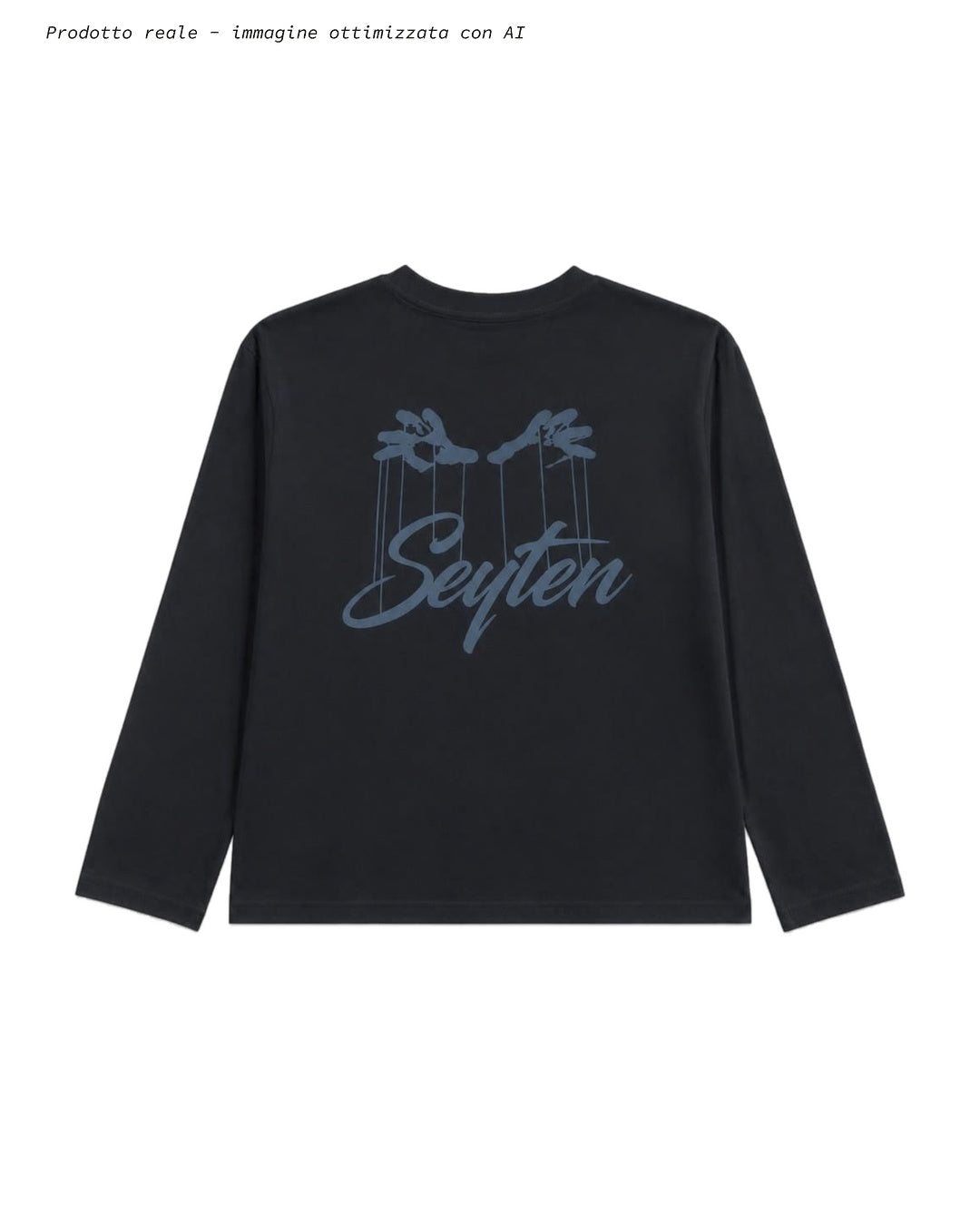LONGSLEEVE SEYTIEN NERO "PADRINO"