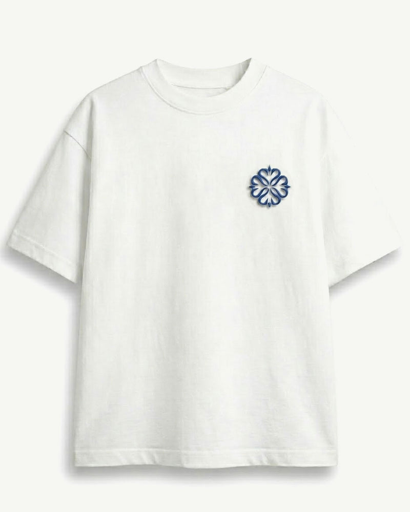 T-shirt cropped SEYITIEN bianca