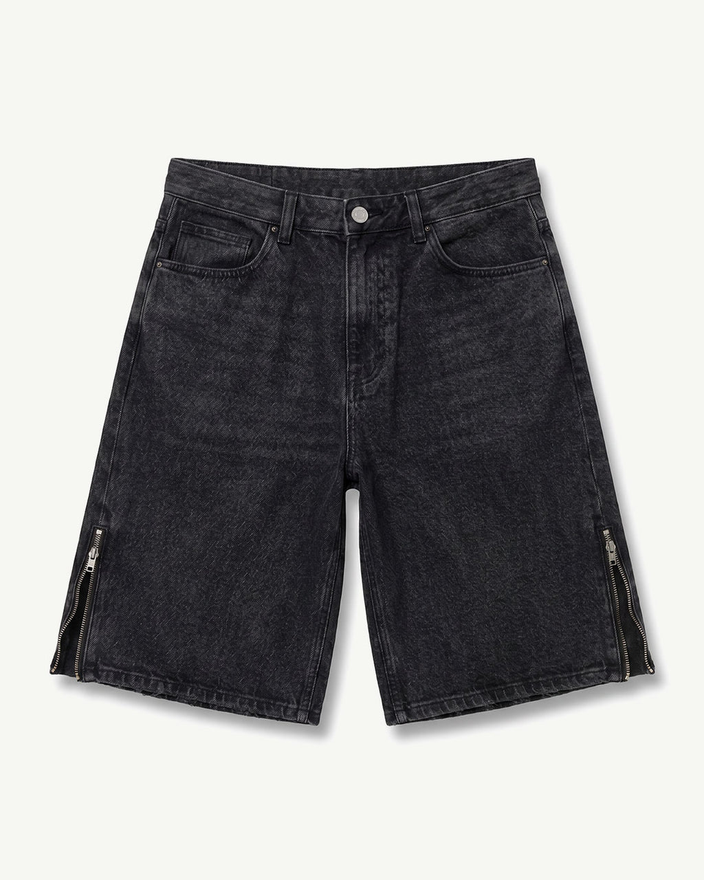 Bermuda Flared Zip Nero