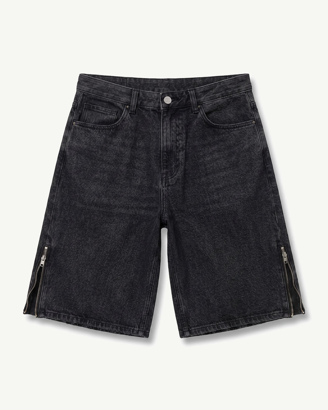Bermuda Flared Zip Nero