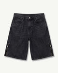 Bermuda Flared Zip Nero