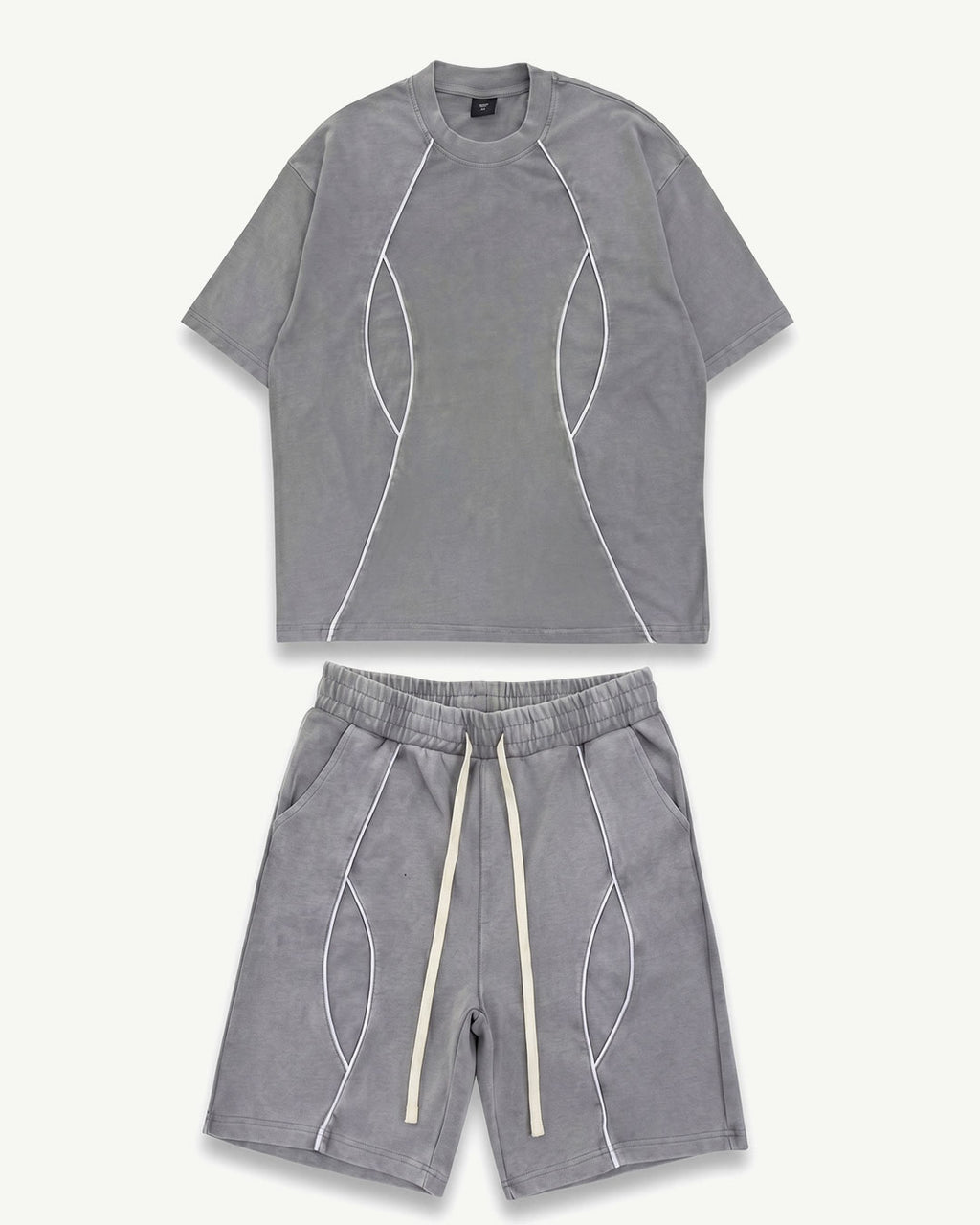 Coordinato Flared Grigio