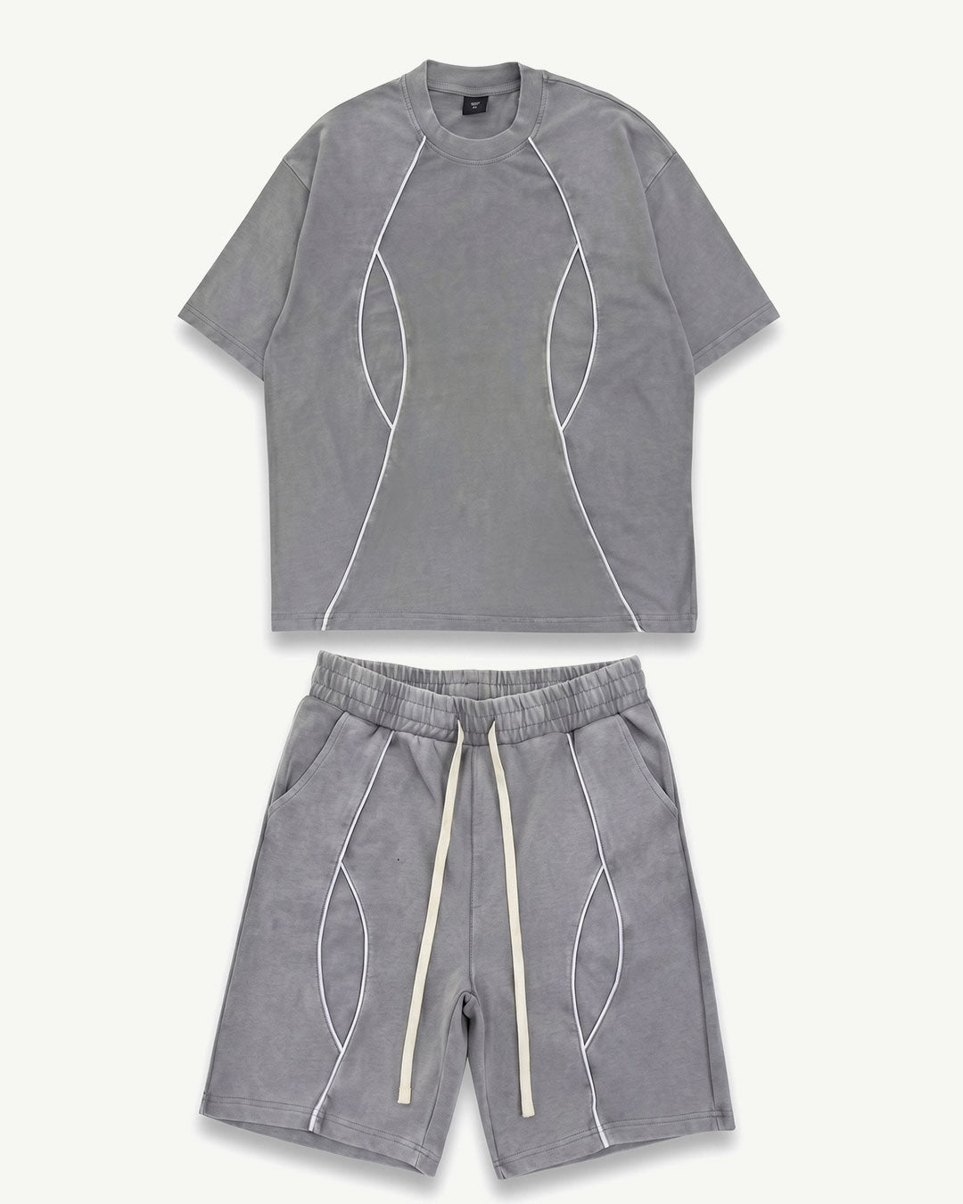 Coordinato Flared Grigio