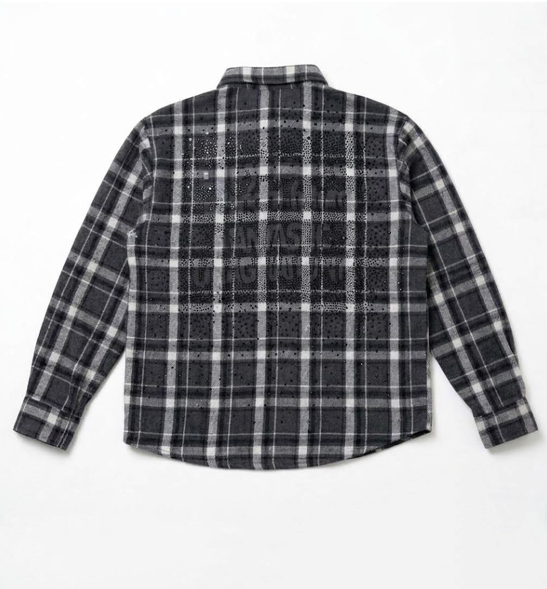 CAMICIA DIAMOND SCACCHI NERO