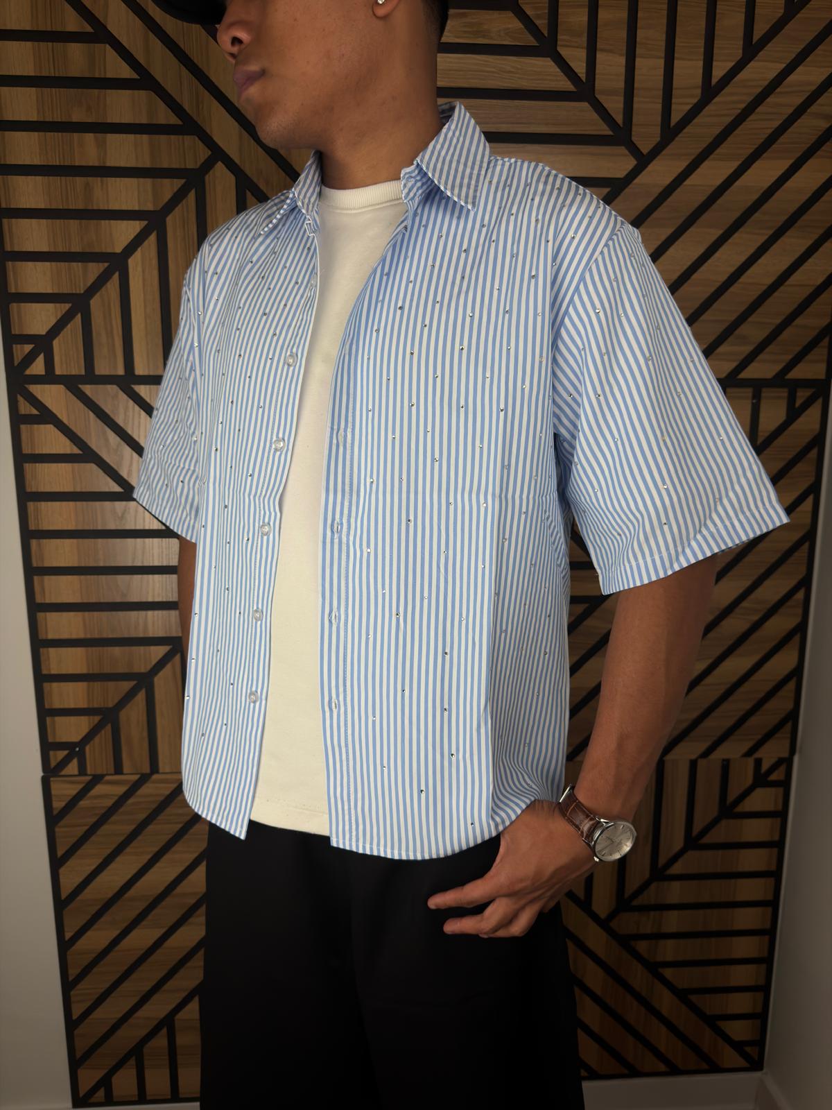 Camicia Diamond Azzurro