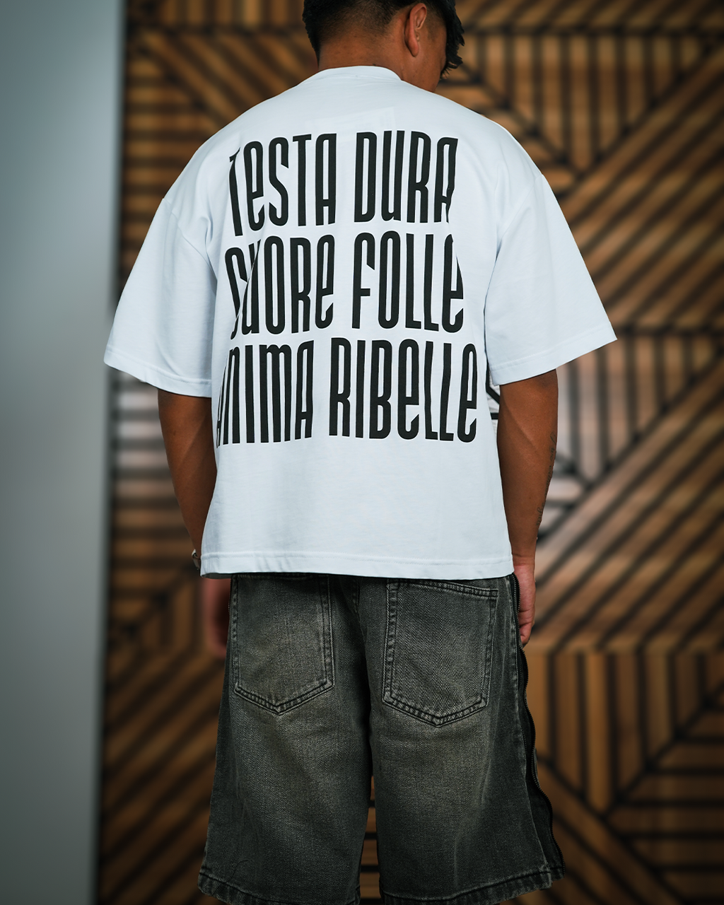 T-Shirt Testa Dura Bianca