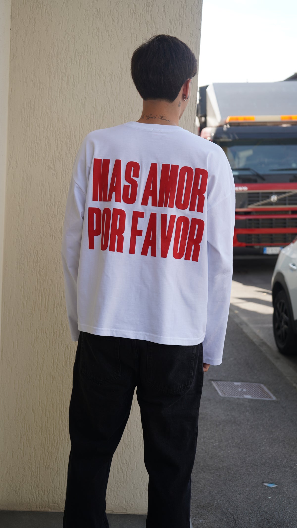 LONGSLEEVE SEYTIEN BIANCO "MAS AMOR"