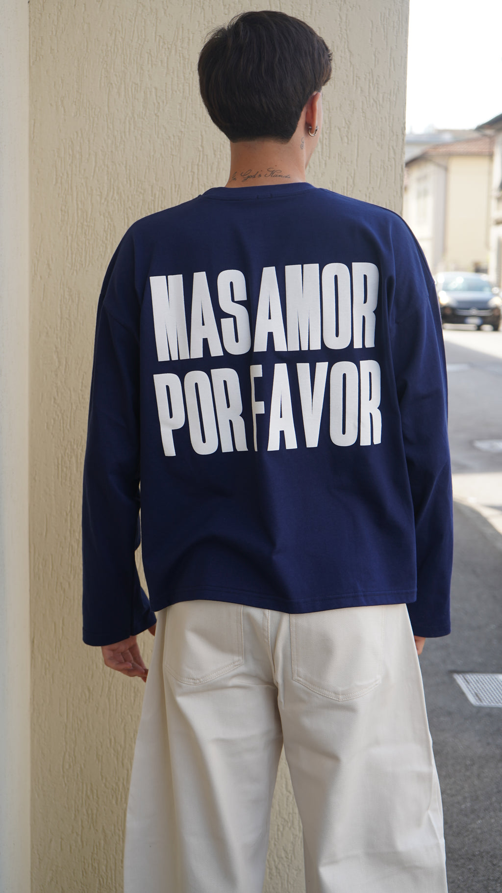 LONGSLEEVE SEYTIEN BLU "MAS AMOR"