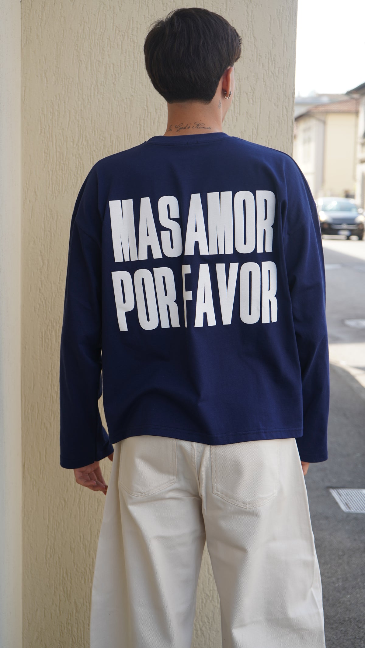 LONGSLEEVE SEYTIEN BLU "MAS AMOR"