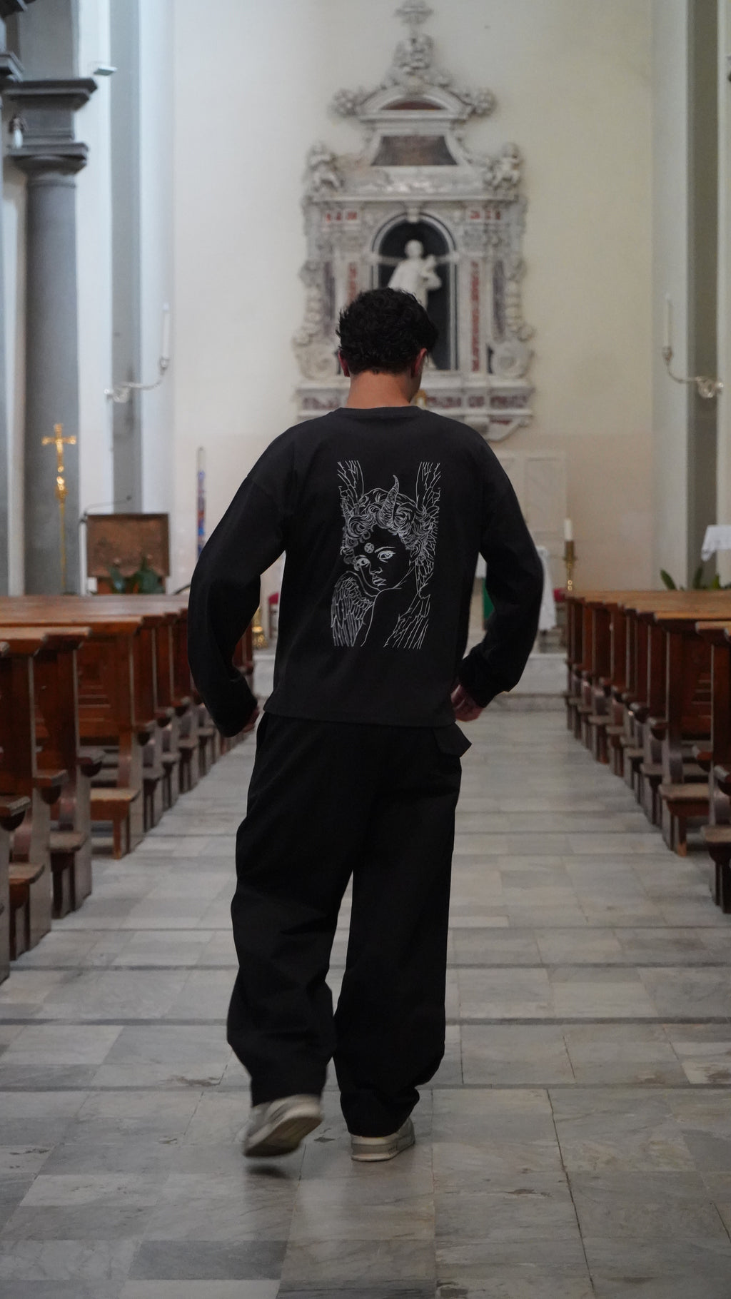 LONGSLEEVE "ANGELO" NERO