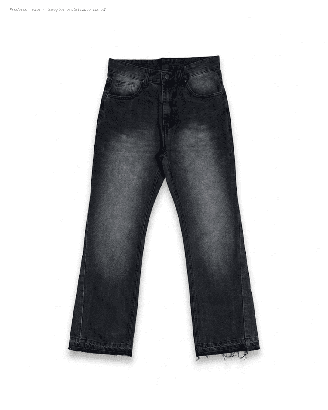 Jeans Flared Basic Nero