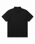 T-SHIRT POLO COTONE NERO