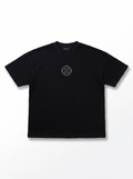 T-SHIRT FIRE OF NERO LOGO PIOMBO