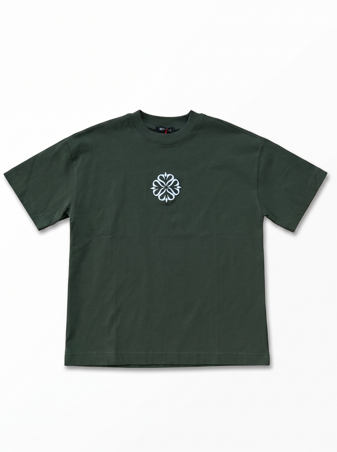 T-SHIRT FIRE OF VERDE LOGO BIANCO