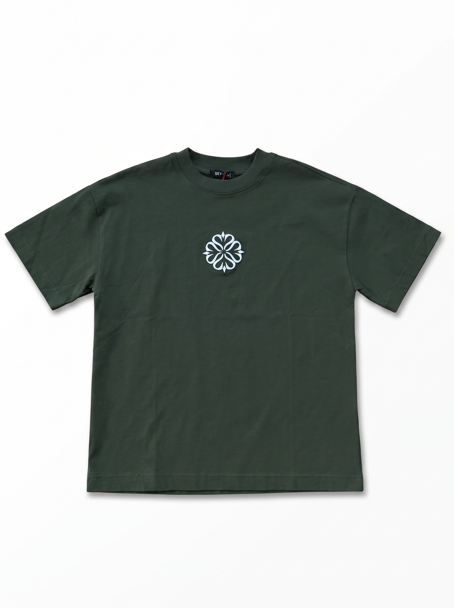 T-SHIRT FIRE OF VERDE LOGO BIANCO
