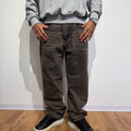 JEANS BAGGY MARRONE