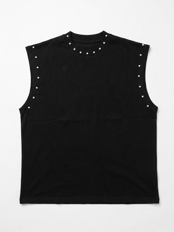 CANOTTA CROP BORCHIE NERA