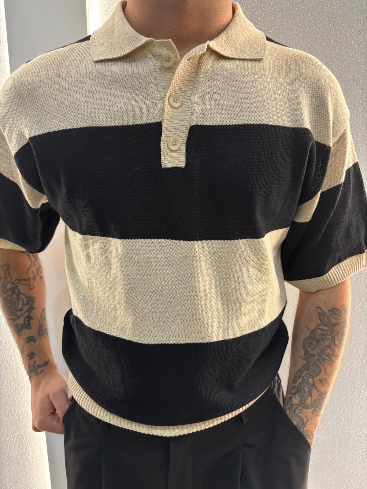 T-SHIRT POLO RIGHE