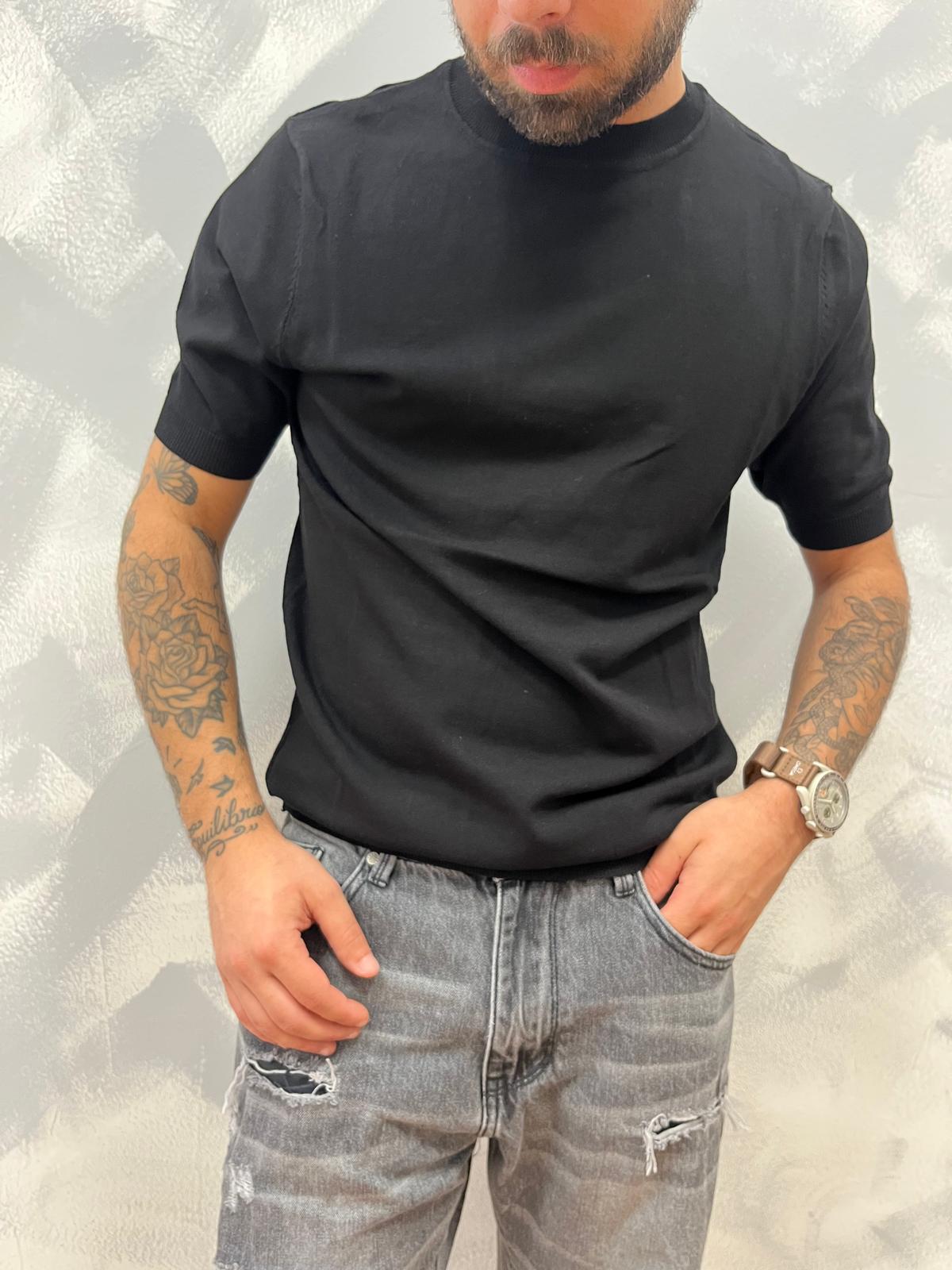 T-SHIRT GIROCOLLO MAGLINA