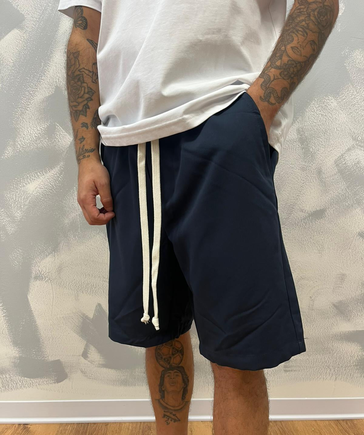 PANTALACCIO BLU CORTO