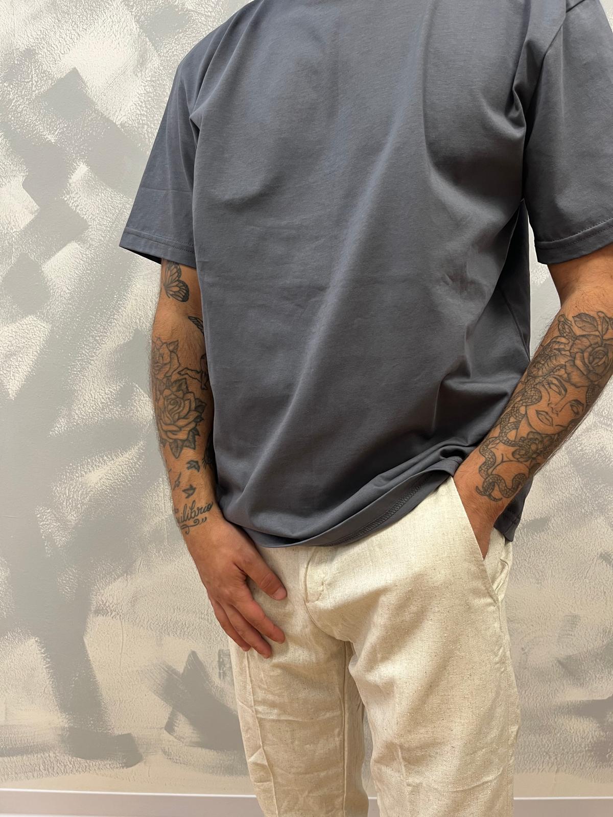 T-SHIRT SEYTIEN S/S 25 PIOMBO