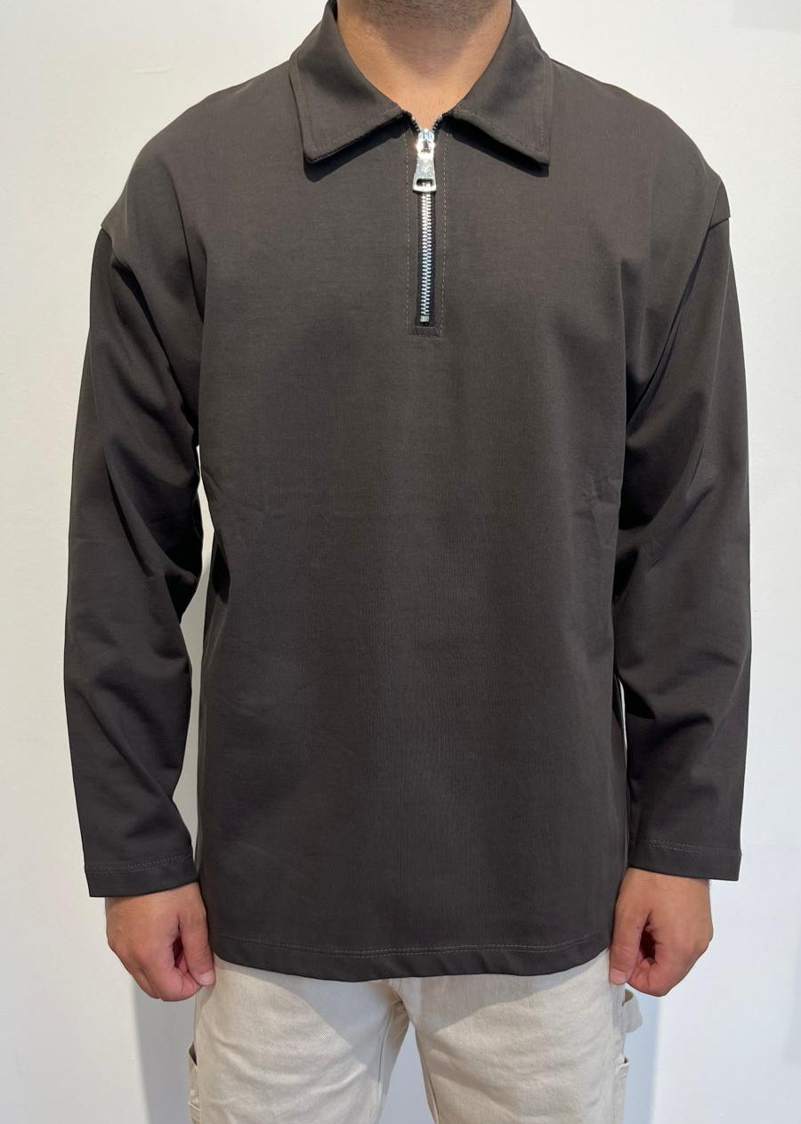 MAGLIA COTONE POLO PIOMBO