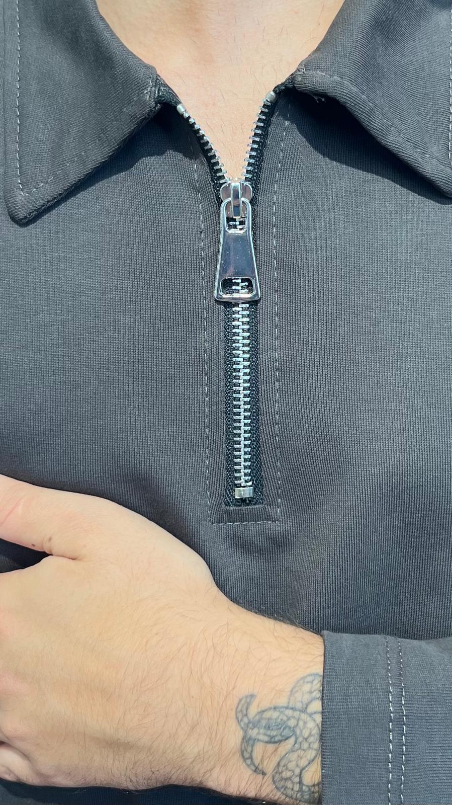 MAGLIA COTONE POLO PIOMBO