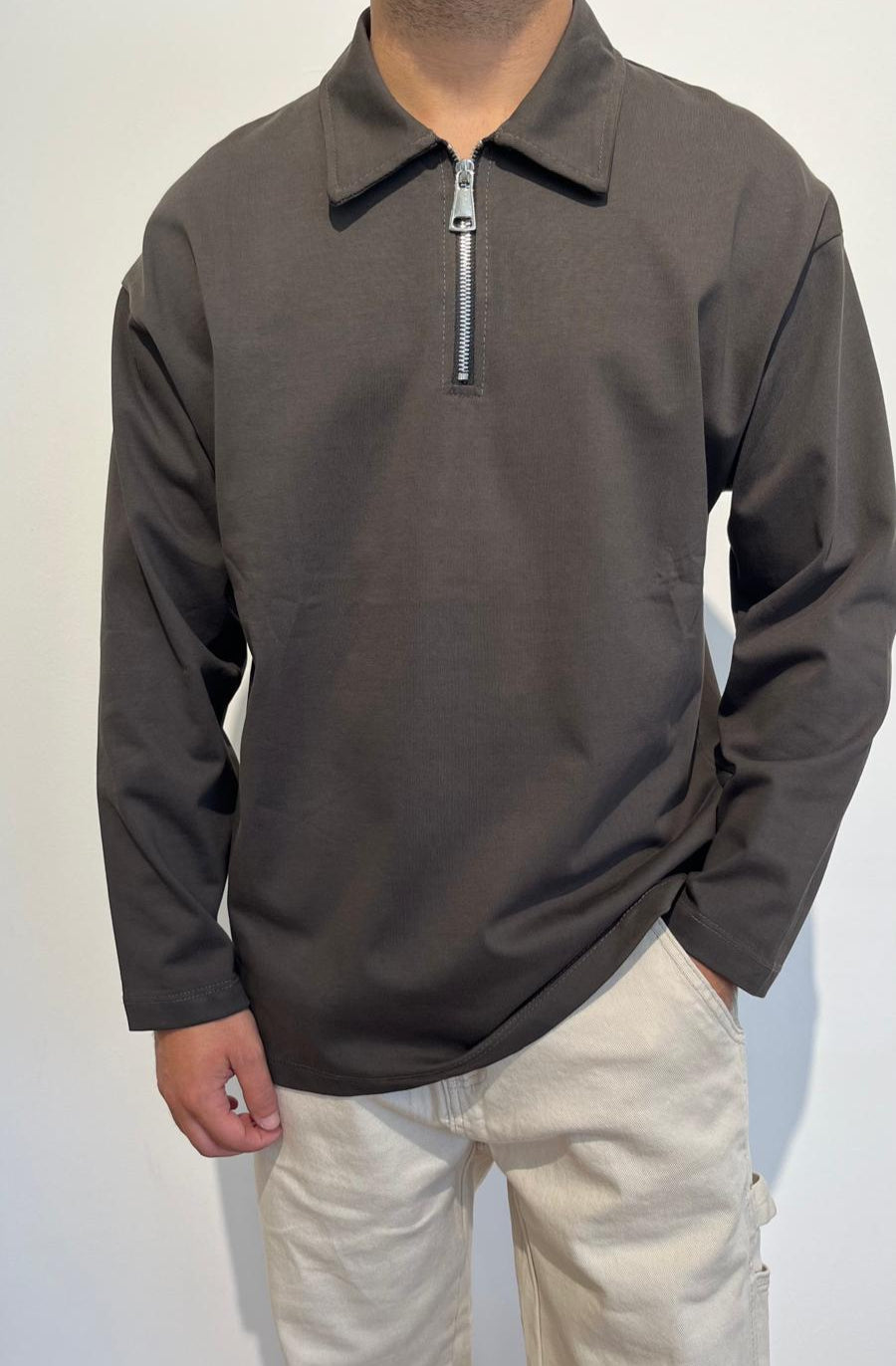 MAGLIA COTONE POLO PIOMBO