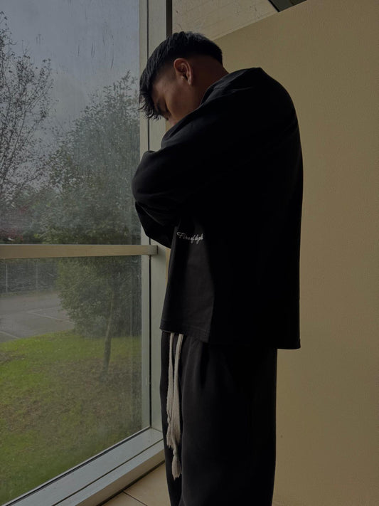 Longsleeve SEYTIEN NERO/BIANCO