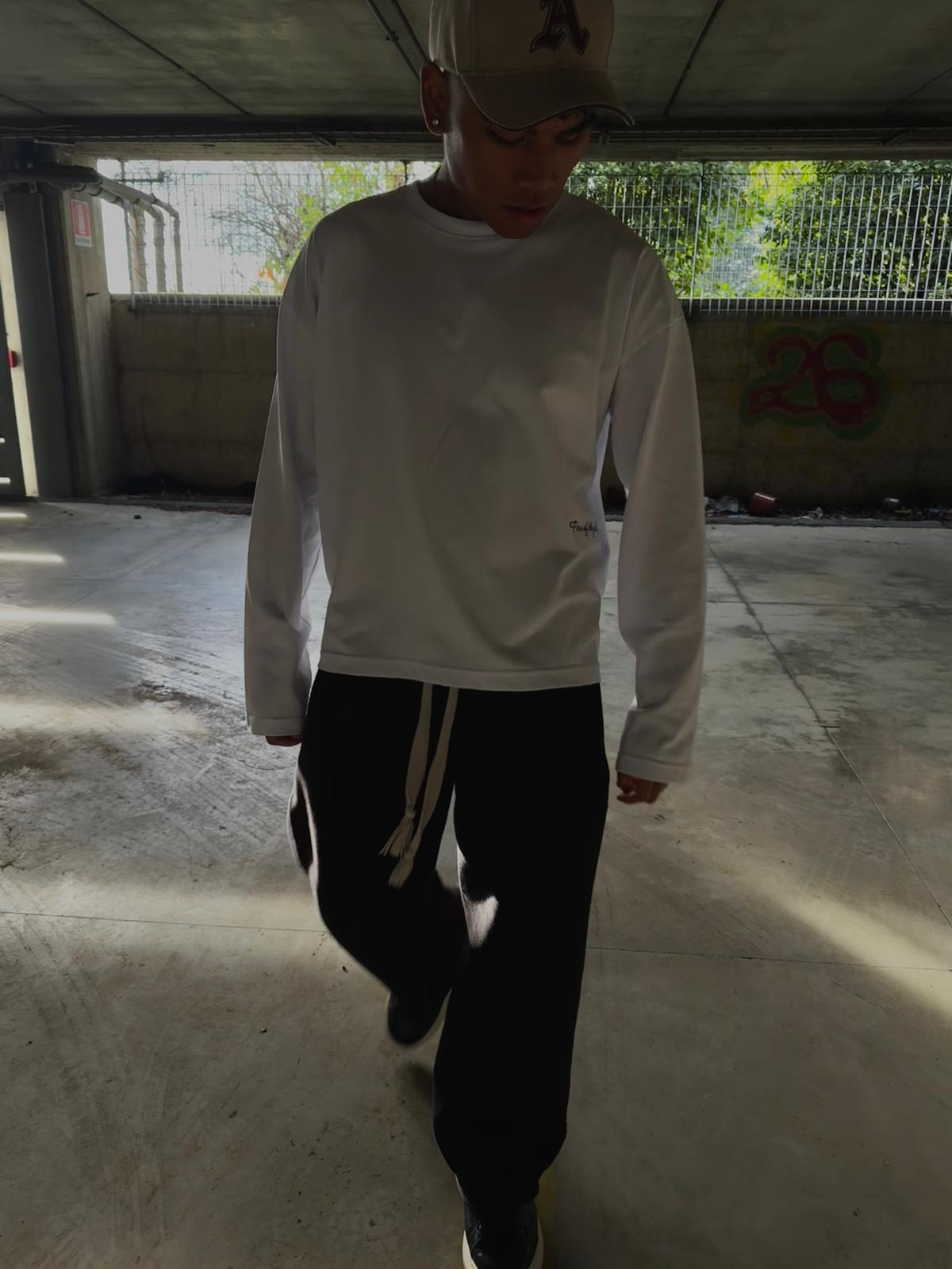 Longsleeve SEYTIEN BIANCA/MILITARE