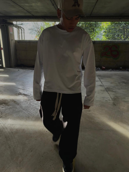 Longsleeve SEYTIEN BIANCA/MILITARE