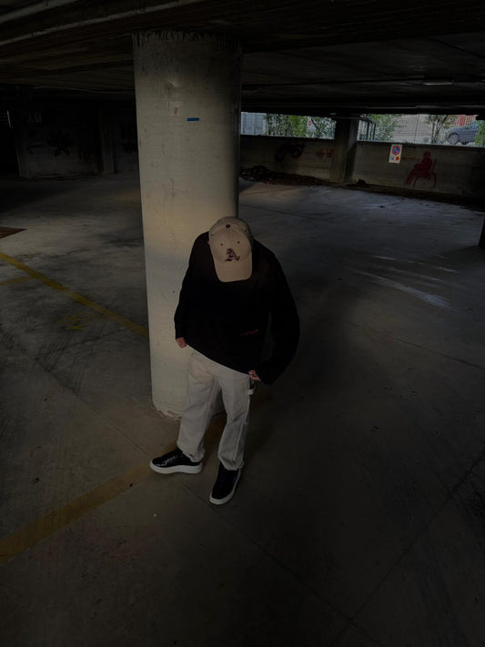 Longsleeve SEYTIEN NERO/ROSSO