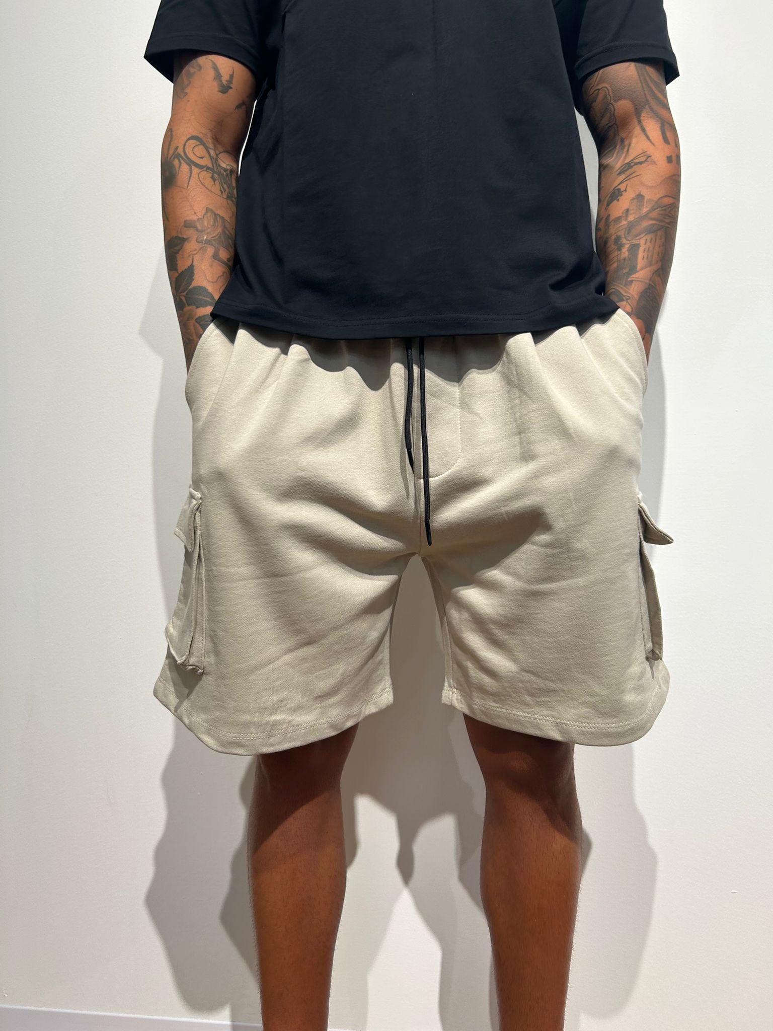 PANTA CARGO CORTO BEIGE