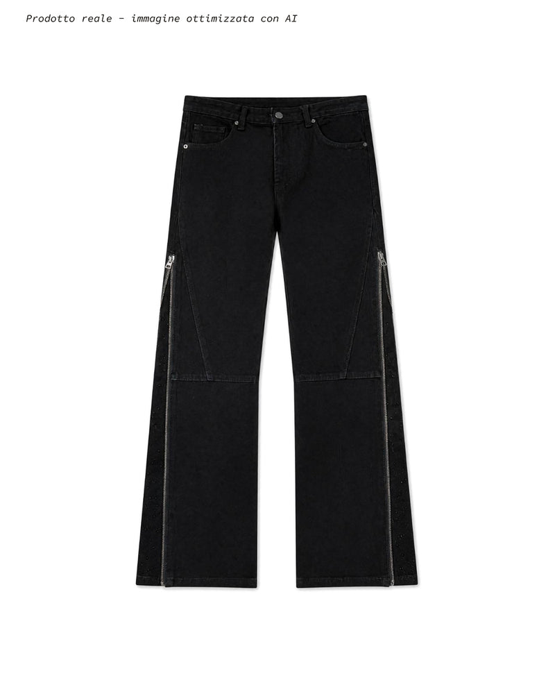 JEANS FLARE DIAMOND BLACK