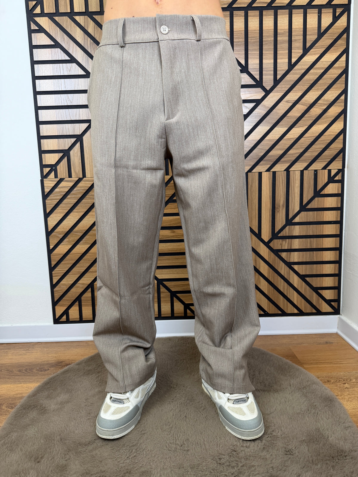 Pantalone Palm Oversize Champagne