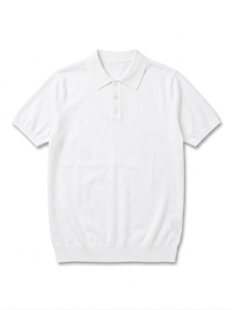 T-Shirt Filo Polo Bianca
