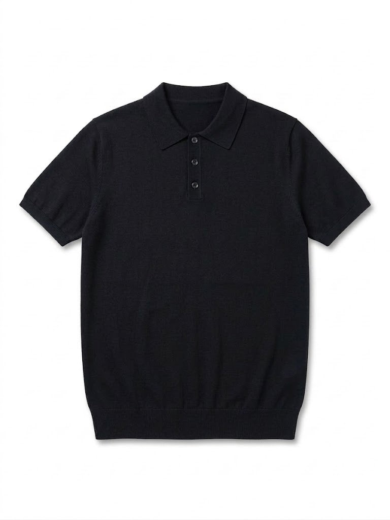 T-Shirt Filo Polo Nera