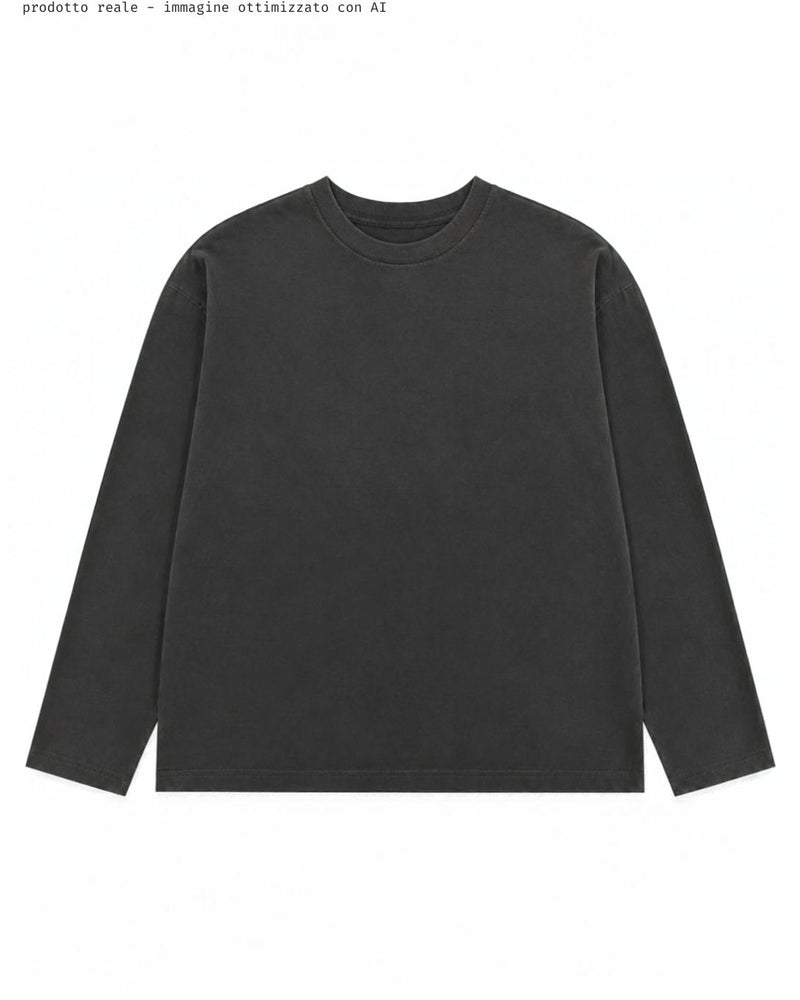 LONGSLEEVE SEYTIEN BASIC PIOMBO