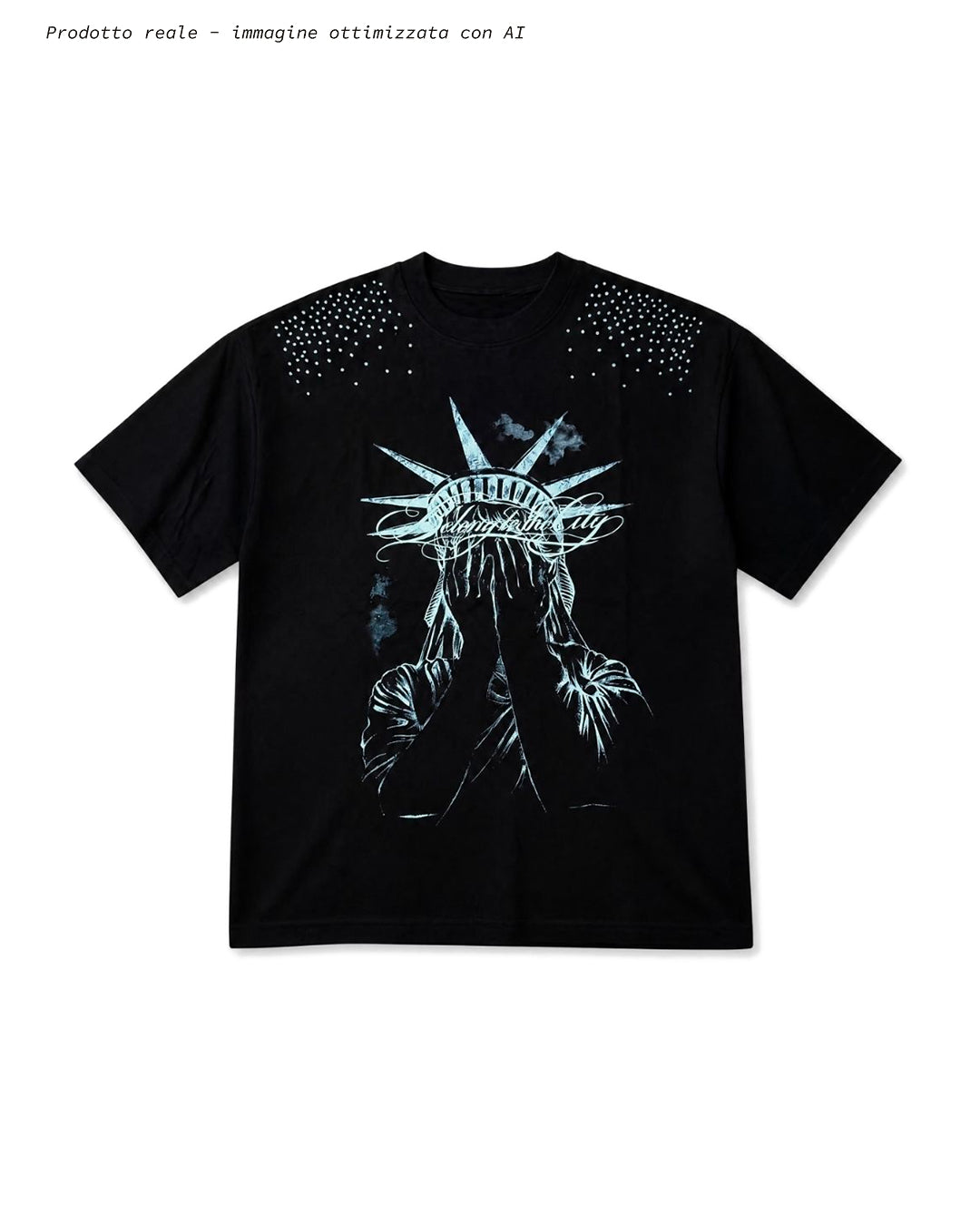 T-SHIRT LIBERTY NERO