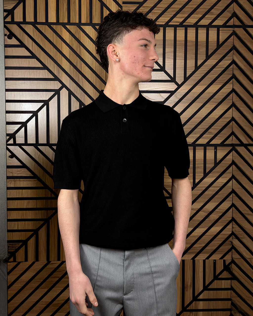 T-SHIRT POLO A MAGLIA MANICA CORTA 