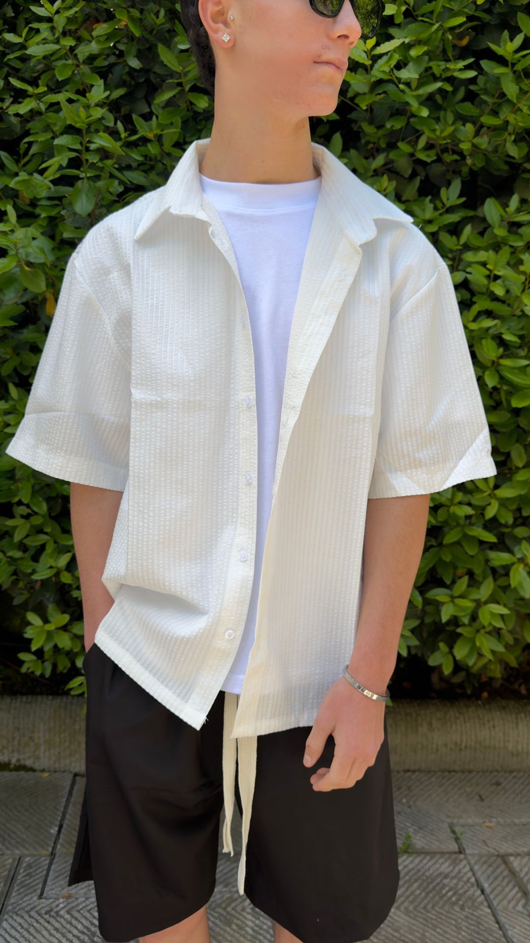 Camicia 1/2 Manica Bianca