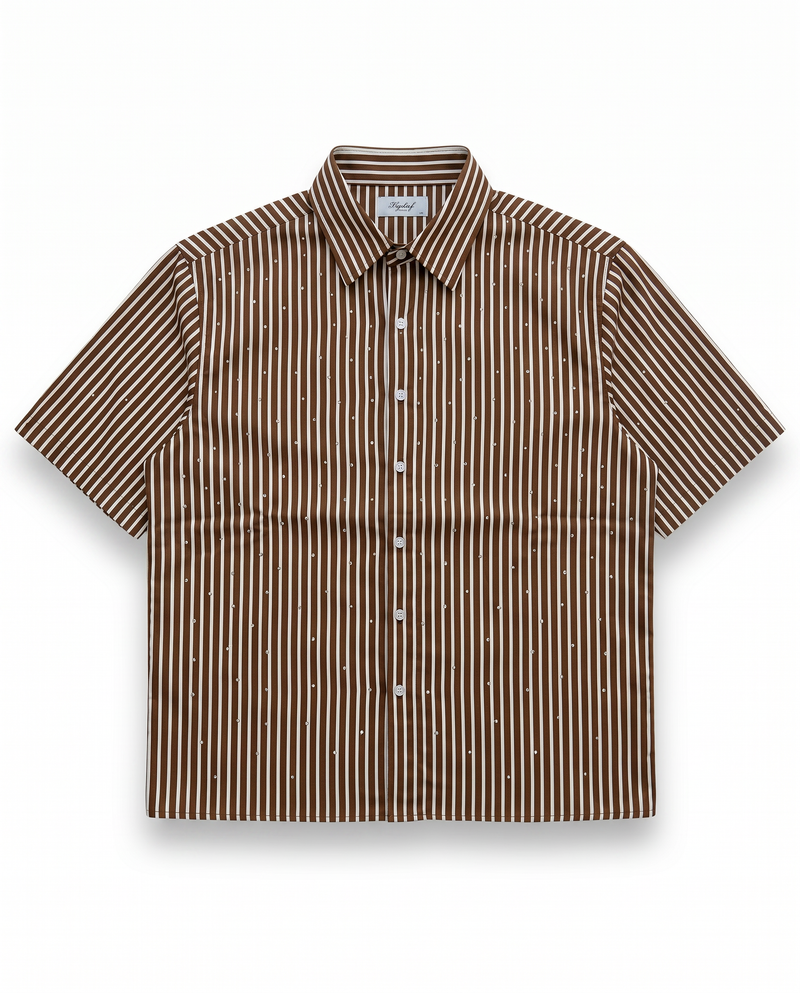 CAMICIA DIAMOND BROWN